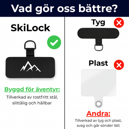 SkiLock - Tappa aldrig mobilen i backen igen